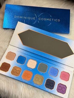 Dominique Cosmetics Blue 12-Shade Eyeshadow Palette